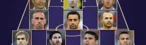 顶级!13-15年FIFA年度最佳阵,弟媳+拉莫斯连续三年包揽两个席位